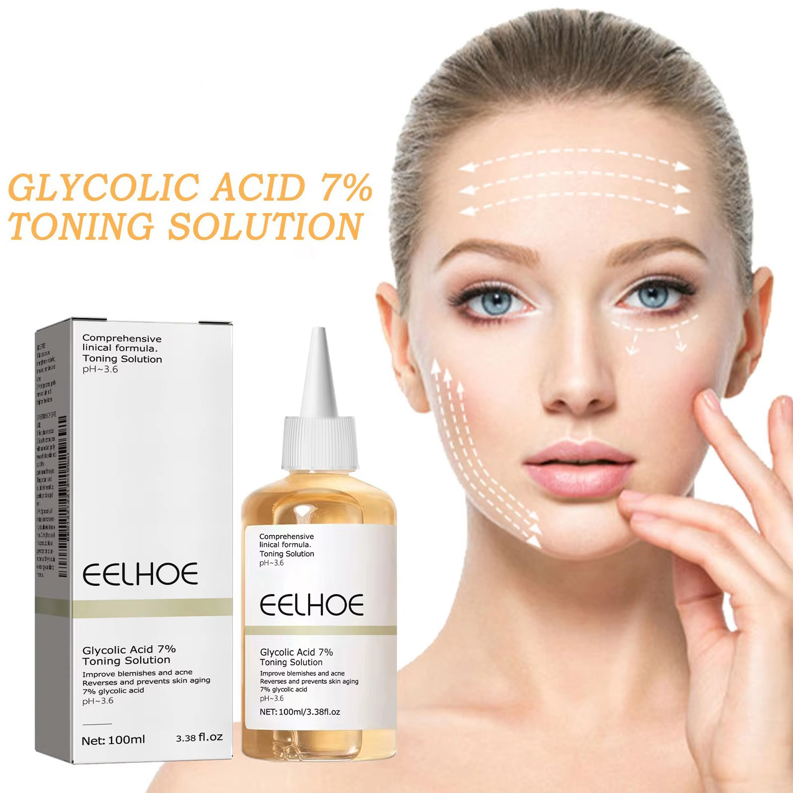 Glycolic Acid Exfoliant - Kwas glikolowy 7% Roztwór tonizujący Peelingujący