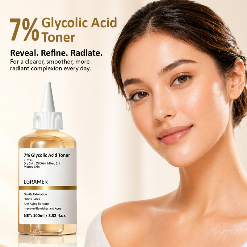 Glycolic Acid Exfoliant - 100ml Peelingujący tonik do twarzy, 7%
