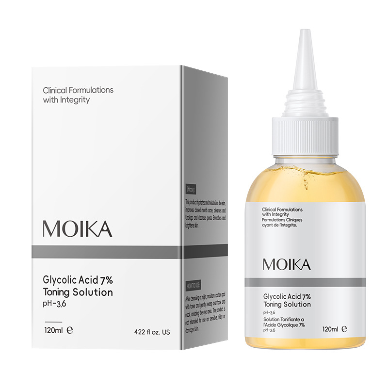 Glycolic Acid Exfoliant - 120ml Nawilżający Tonik do Twarzy z