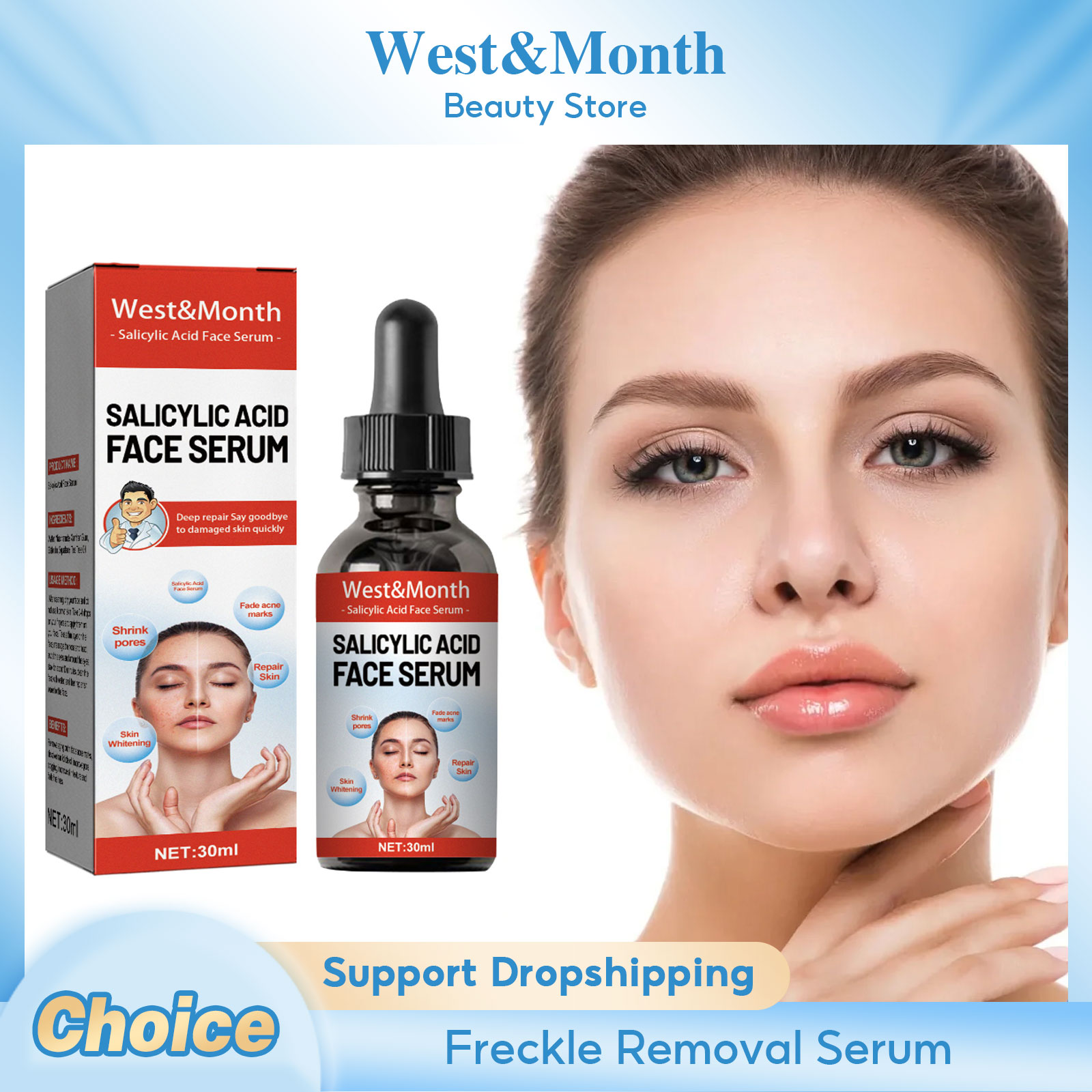 Skincare Garnier - Serum do twarzy z kwasem salicylowym