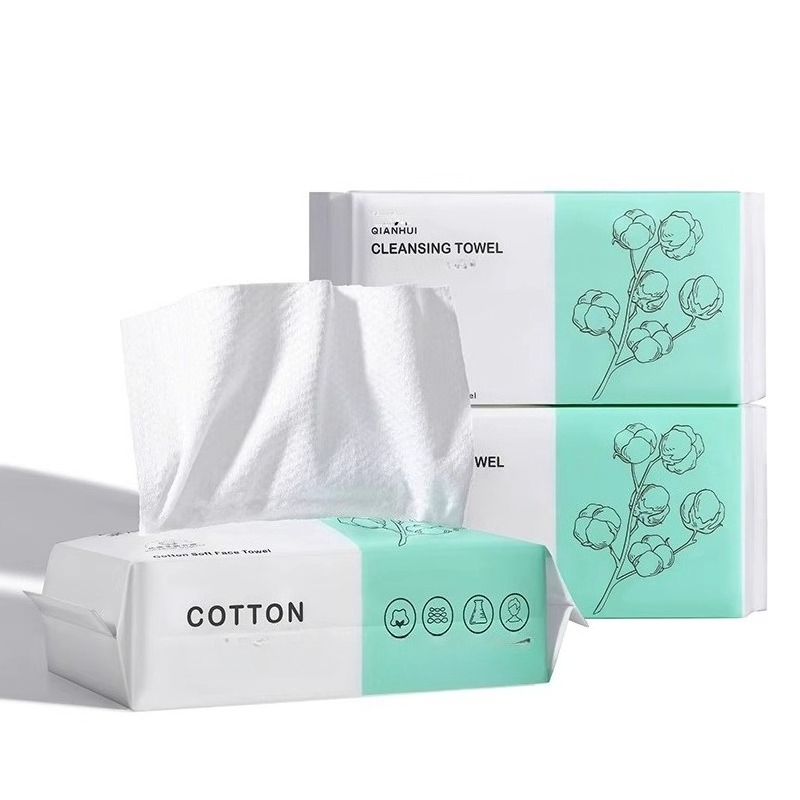 Skincare Gentle - Jednorazowe, grube ręczniki do twarzy z