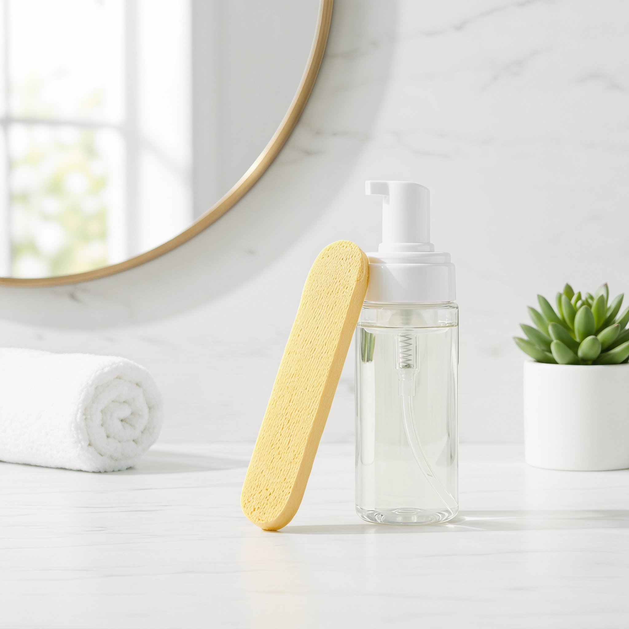 Okrągła, kompresowana gąbka do – Skincare Gentle recenzja i cena