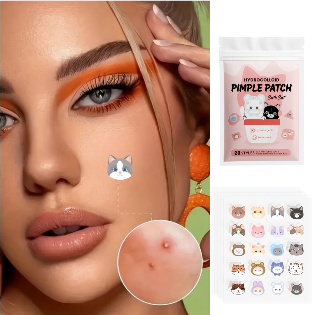100 sztuk uroczych naklejek na – Skincare Acne recenzja i cena