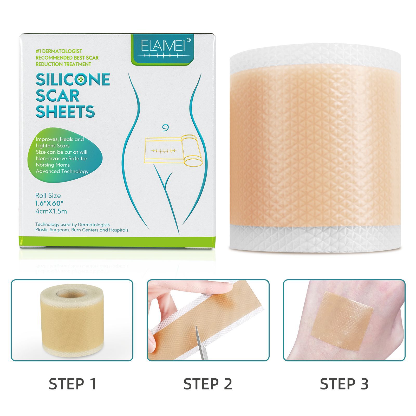 4 cm x 150 cm silikonowe plast – Skincare X Beauty recenzja i cena