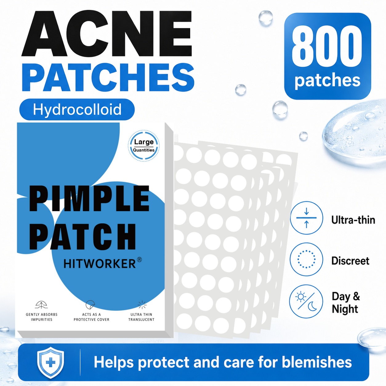 800 szt. hydrokoloidowych plas – Skincare Acne recenzja i cena