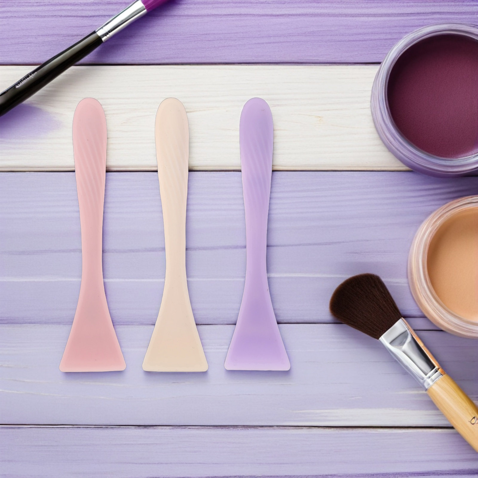 3 szt. Silikonowe pędzelki do  – Skincare Gentle recenzja i cena